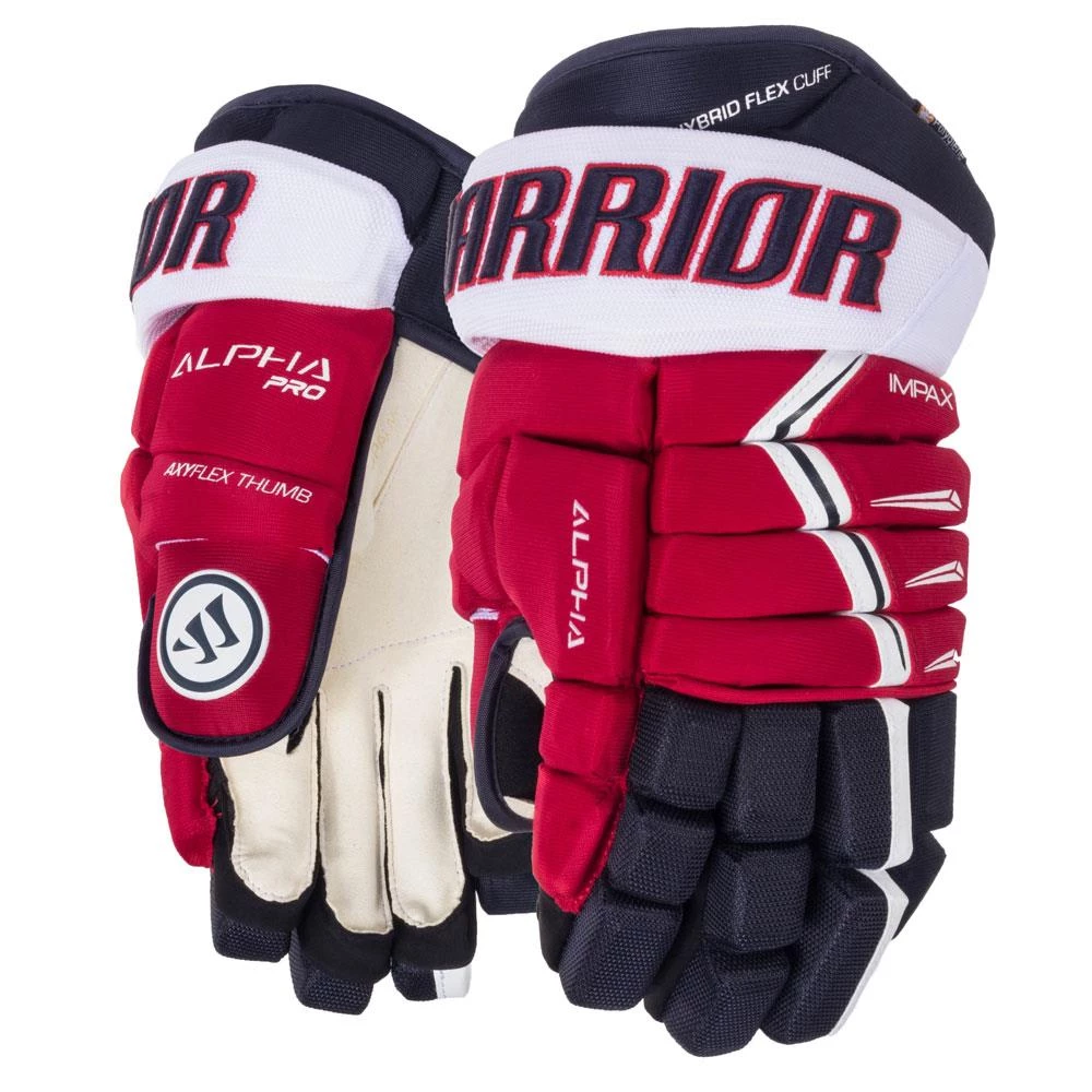 Warrior Alpha Pro Hockey Gloves - Junior